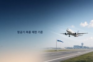 항공기 측풍 제한 기준: Crosswind Component 계산과 결항 판단 원리 7 항공기 측풍 제한 Crosswind Component 계산과 결항 판단 원리 안내 이미지